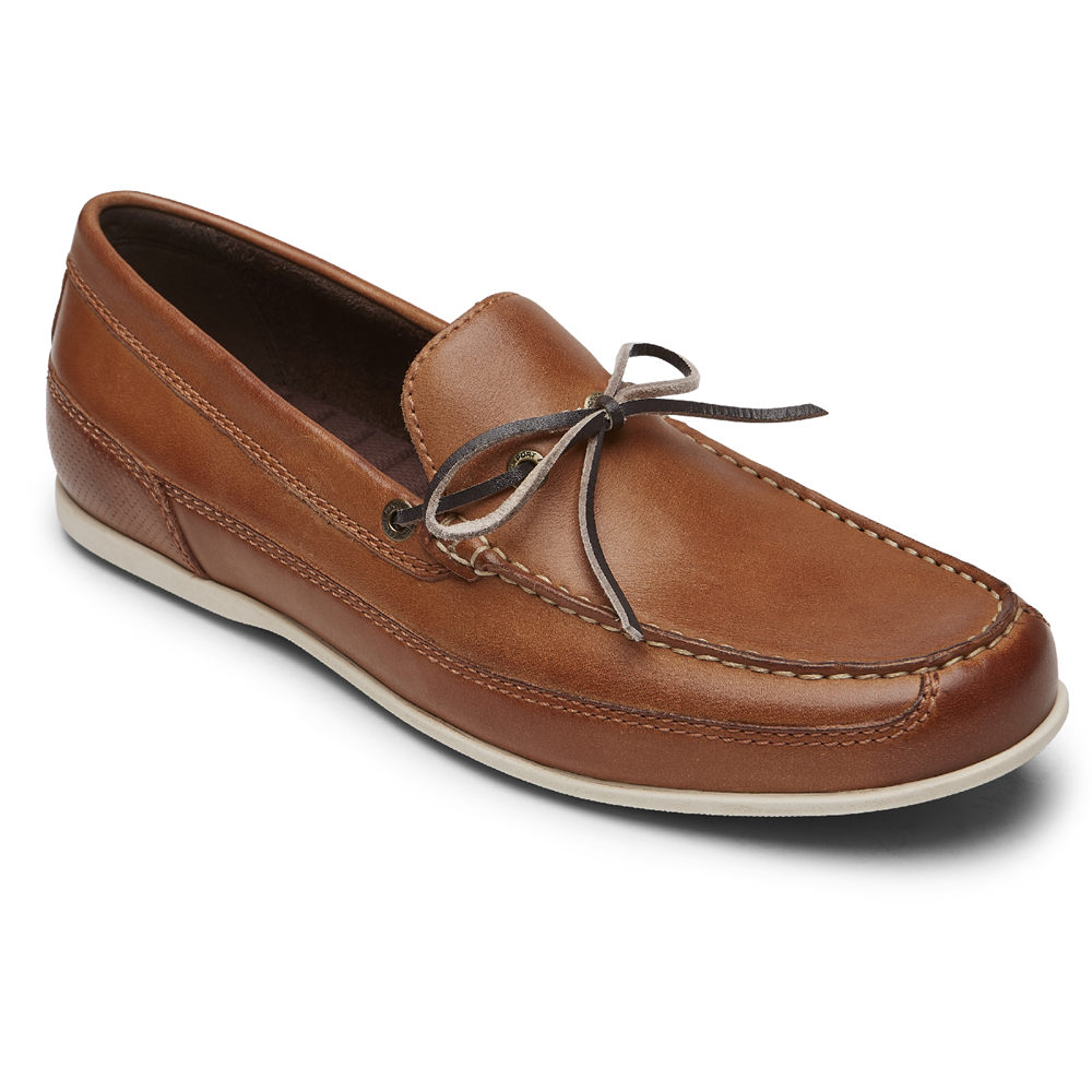 Rockport Loafers For Mens Brown - Malcom Tie - AT3158492